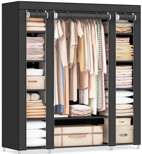 Clothes Storage Organizer, 59 x 17.7 x 69 Inches, 12 Compartments - Lot 237