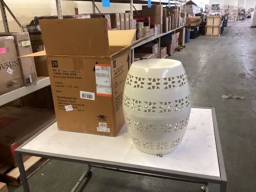 Cut Out Drum Stool  - Lot 402