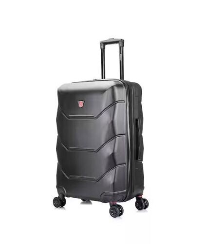 DUKAP Zonix 26 in. Black Lightweight Hardside Spinner Suitcase  - Lot 335