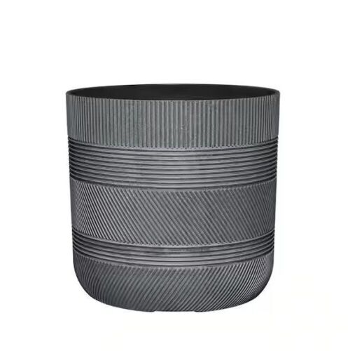Richmond 15 in. x 15 in. Raven Wash Resin Self-Watering Planter  - Lot 673
