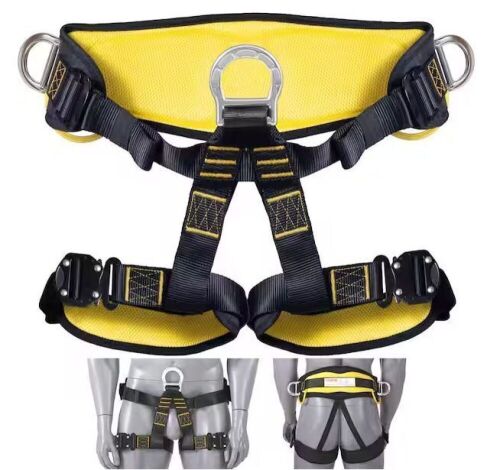 Half Body Safety Harness 340 lbs. Tree Climbing Harness with Added Padding on Waist and Leg for Rescuing, Climbing  - Lot 683