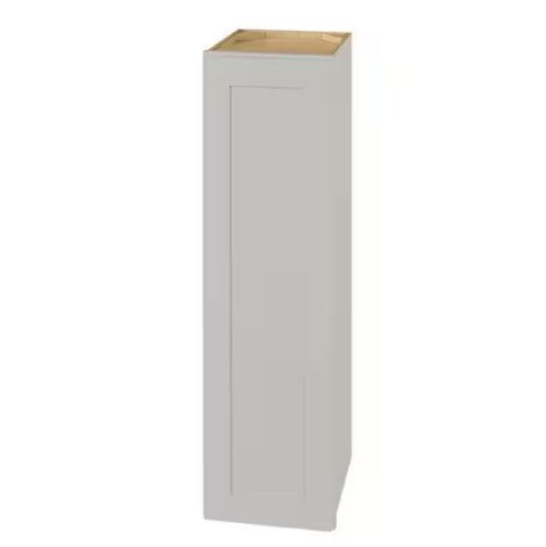 Hampton Bay Avondale 12 in. W x 12 in. D x 42 in. H Ready to Assemble Plywood Shaker Wall Kitchen Cabinet in Dove Gray  - Lot 405