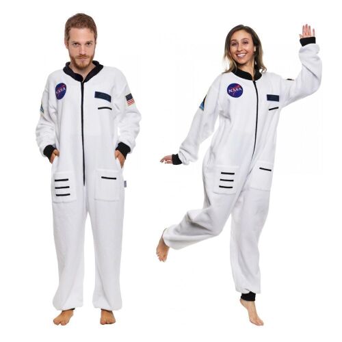 Funziez! Silver Lilly Adult Plush One Piece Cosplay Astronaut Costume, Large  - Lot 571