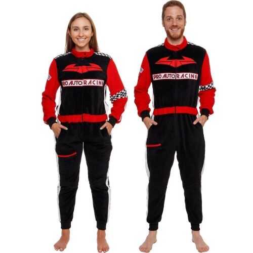 Funziez! Silver Lilly Adult Plush One Piece Cosplay Racecar Driver Costume, XL - Lot 398