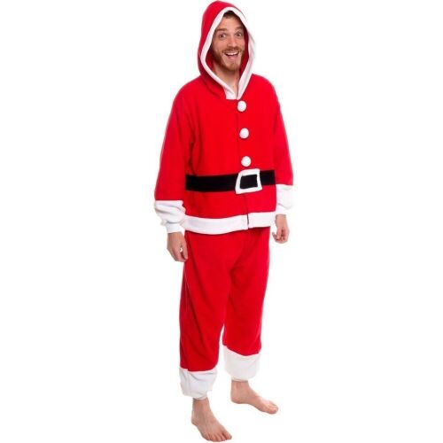 Funziez! Silver Lilly Adult Plush One Piece Cosplay Santa Costume, Large - Lot 705
