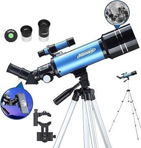 AOMEKIE Astronomical Telescopes with Adjustable Tripod for Beginners - Lot 105