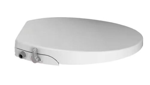 American Standard AquaWash Non-Electric Slow Close Bidet Seat for Elongated Toilets in White - Lot 468