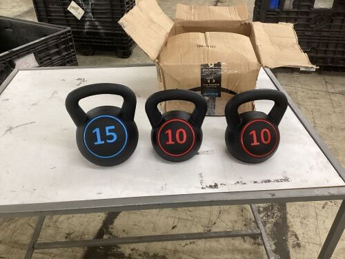 Kettlebell Weight Set  - Lot 689