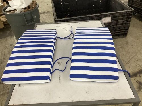 Mudilun Outdoor Bench Cushions, 29" x 14" x 2.5", Set of 2  - Lot 697