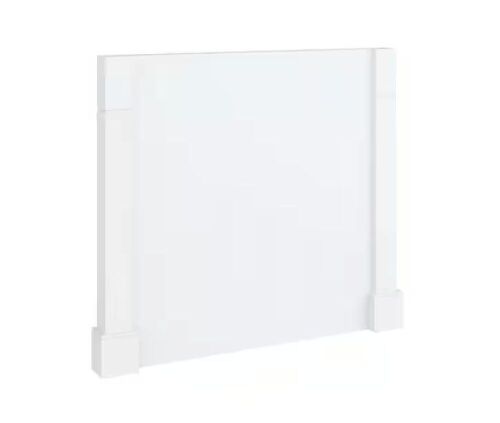 Hampton Bay Courtland 37.5 in. W x 34.5 in. H Kitchen Island End Panel in Polar White  - Lot 367