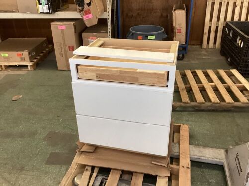 Lot of (2) Base Cabinets - Damaged - Lot 727