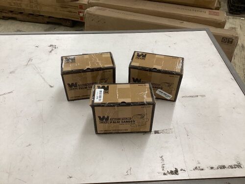 Lot of (3) WEN 6301 Electric Detailing Palm Sander - Lot 557