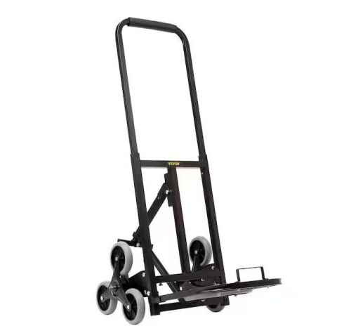 Stair Climbing Cart 375 lbs. Foldable Hand Truck with Backup Wheels - Lot 68
