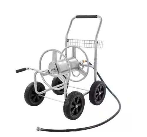 Mobile Hose Reel Cart Hold Up to 300 ft. of 5/8 in. Hose  - Lot 70