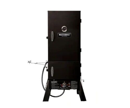 Masterbuilt 30 in. Dual Fuel Propane Gas and Charcoal Smoker in Black - Lot 11