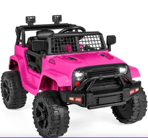 12V Kids Ride-On Truck Car w/ Parent Remote Control, Spring Suspension - Lot 122