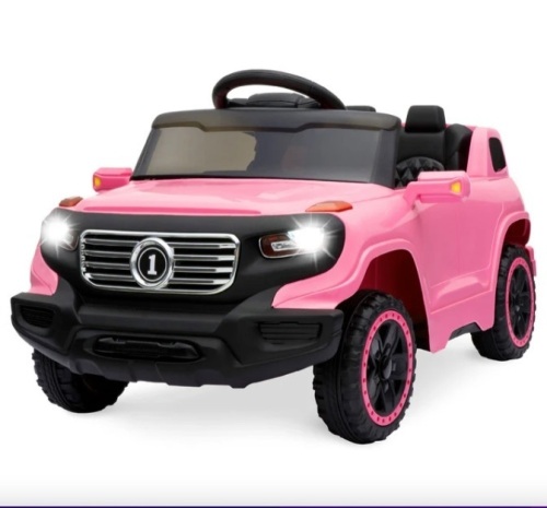 6V Kids Ride-On Car Truck Toy w/ RC Parent Control, 3 Speeds, Lights, Horn - Lot 123