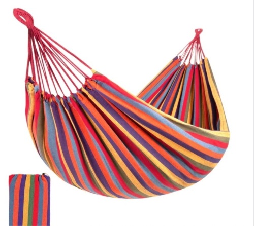 2-Person Brazilian-Style Double Hammock w/ Portable Carrying Bag - Lot 236