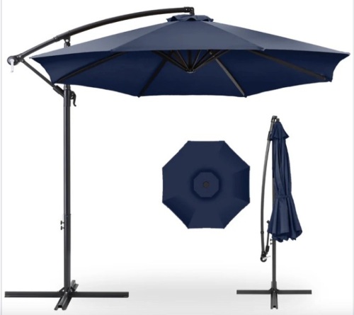 Offset Hanging Patio Umbrella - 10ft - Lot 455