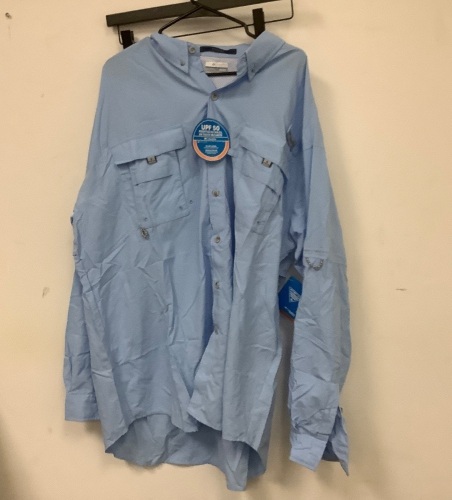 Mens Columbia Bahama Long Sleeve, 2XT, Appears New - Lot 58