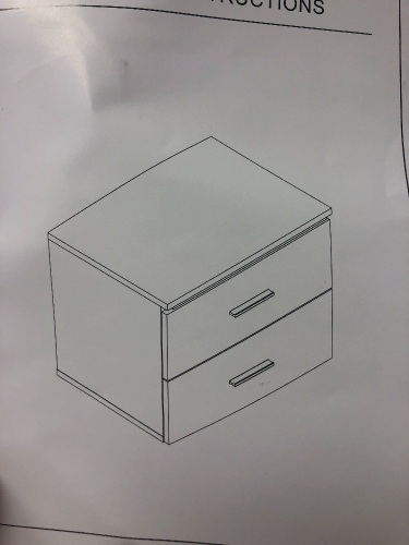 2 Drawer Small Dresser, Appears New, Sold as is - Lot 60