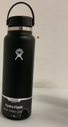Hydro Flask 40oz, Appears New w/ Dent, Sold as is - Lot 120