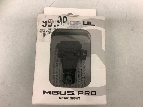 Magpul Mbus Pro Rear Sight, E-Commerce Return, Sold as is - Lot 250