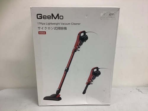 GeeMo Lightweight Vacuum Cleaner, Powers Up, Appears New, Sold as is - Lot 253