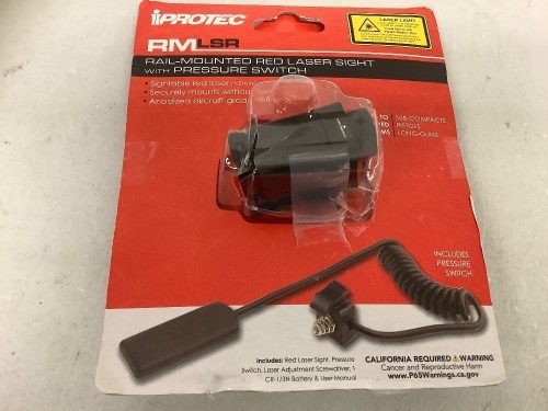 iProtec Rail Mounted Laser Sight, E-Commerce Return, Untested, Sold as is - Lot 260