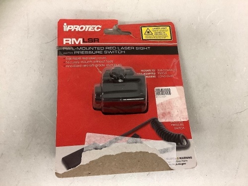iProtec Rail Mounted Laser, Appears New, Powers Up, Sold as is - Lot 278