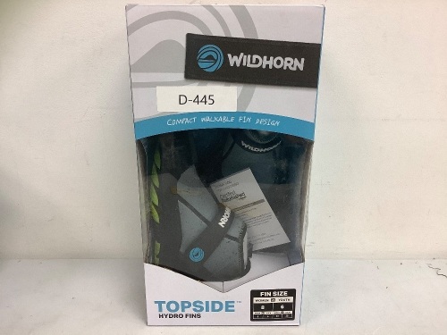 Wildhorn Topside Hydro Fins, Women 8 Youth 6, Refurbished, E-Comm Return, Sold as is - Lot 293