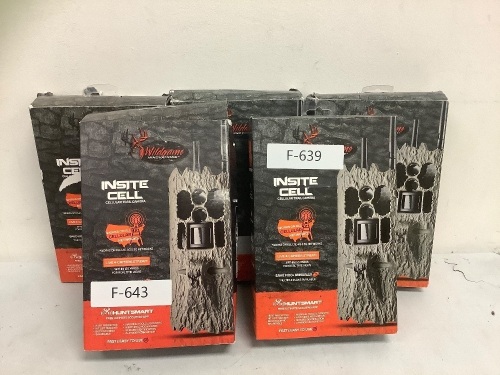 Lot of (5) Wildgame Innovations Trail Cameras, Untested, E-Commerce Return, Sold as is - Lot 295