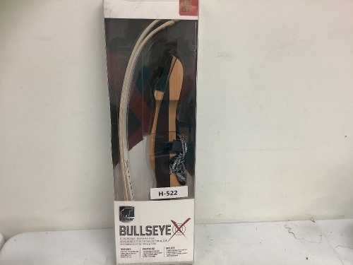 Bullseye 62" Recurve Bow, Appears New, Sold as is - Lot 344