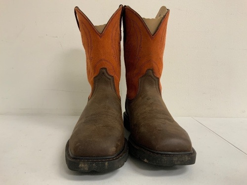 Ariat Mens Wide Square Steel Toe Boots, Size 13, E-Comm Return - Lot 436