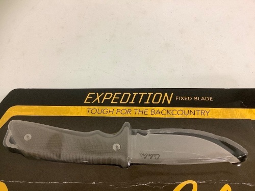 Expedition Fixed Blade Knife, E-Commerce Return, Sold as is - Lot 509