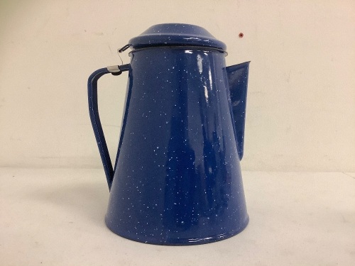 Enamelware Percolator, Missing Knob on Lid, E-Commerce Return, Sold as is - Lot 490