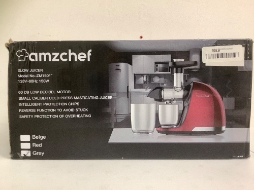 Amzchef Slow Juicer, E-Commerce Return, Sold as is - Lot 547