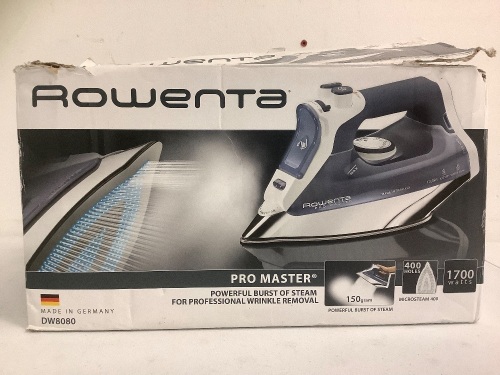 Rowenta Clothes Iron, E-Commerce Return, Sold as is - Lot 558