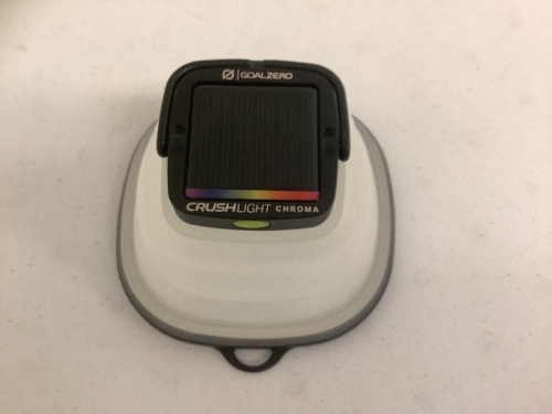 Goal Zero Crush Light Solar Lantern, E-Commerce Return, Powers Up, Sold as is - Lot 589