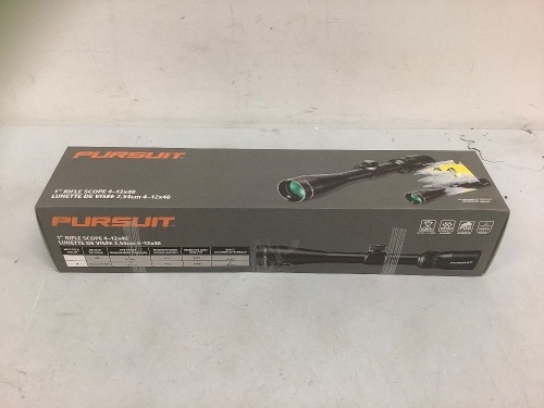 Pursuit 1" Rifle Scope 4-12x40, E-Comm Return - Lot 347
