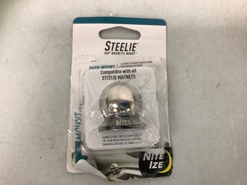 Nite Ize Steelie Orbiter Dash Mount Kit, E-Comm Return - Lot 319