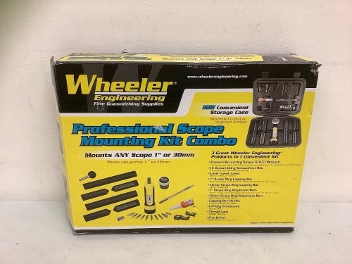 Wheeler Engineering Professional Scope Mounting Kit Combo, E-Comm Return - Lot 321