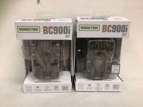 Lot of (2) Moultrie Cams, E-Comm Return - Lot 350