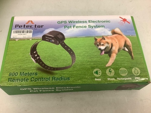 Petector Wireless Electronic Pet Fence System, E-Comm Return - Lot 376