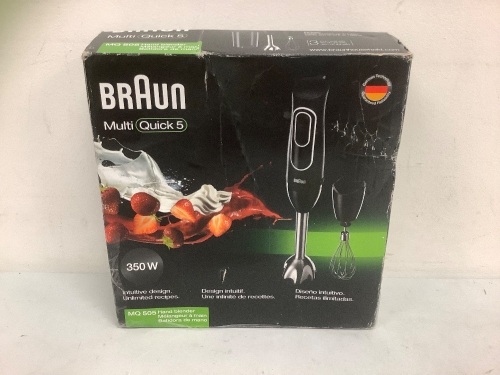 Braun Multi Quick 5 Hand Blender, Appears New - Lot 369
