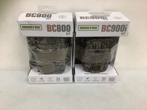 Lot of (2) Moultrie Trail Cams, E-Comm Return - Lot 360