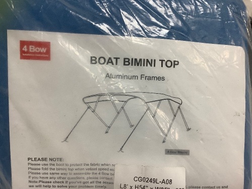 Boat Bimini Top, E-Comm Return - Lot 563