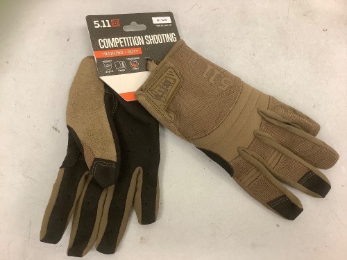 5.11 Tactical Competition Shooting Gloves, M, Appears New, Sold as is - Lot 704