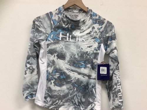 Huk Youth Long Sleeve Shirt, YM, Appears New, Sold as is - Lot 71