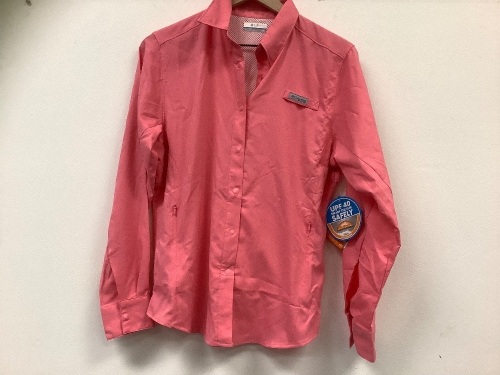 Columbia Womens Long Sleeve Button Down, M, Appears New, Sold as is - Lot 683